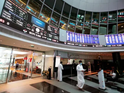 Gulf Markets Rise on Iran Framework as Banks Gain and Aramco Slips