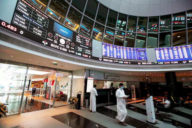 Gulf Markets Rise on Iran Framework as Banks Gain and Aramco Slips