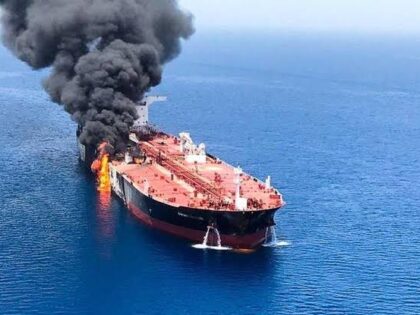 Tanker Is Hit by an Unknown Projectile East of Oman