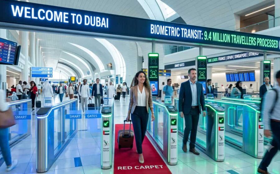 Dubai Smart Gates Process 9.4 Million Travellers as AI Border System Scales