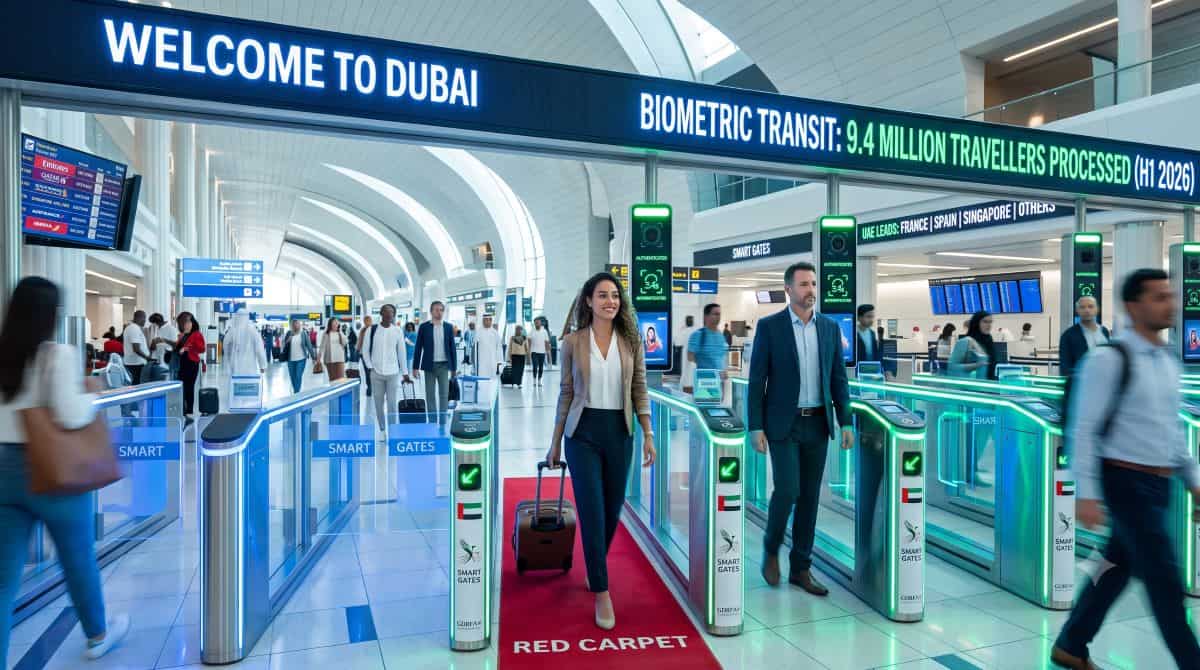 Dubai Smart Gates Process 9.4 Million Travellers as AI Border System Scales